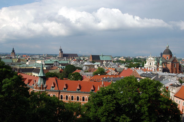 View from the Sigismund Tower, Wawel Cathedral