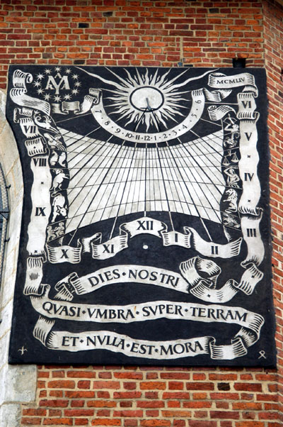 Sundial on St. Mary's Church