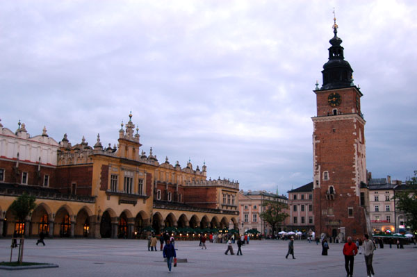 Cloth Hall and Town Hall Tower, Krakow Market Square - Rynek Glowny