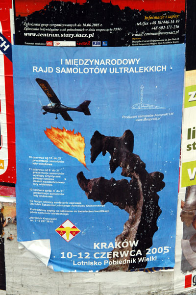 Krakow Dragon on a poster