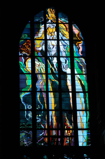 Art Nouveau window by Stanislaw Wyspianski, Franciscan Church