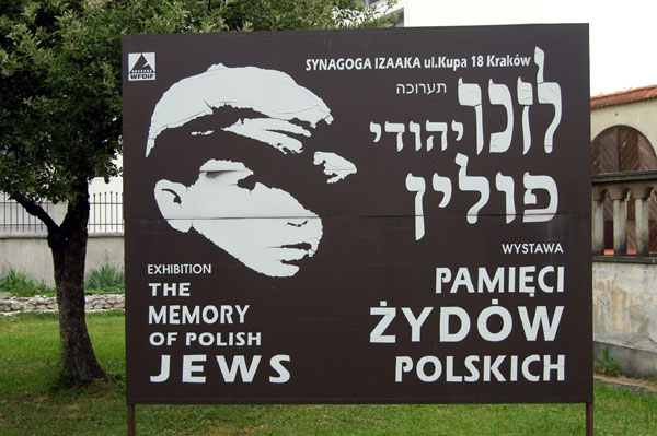 The Memory of Polish Jews is an exhibition at Izaak's Synagogue