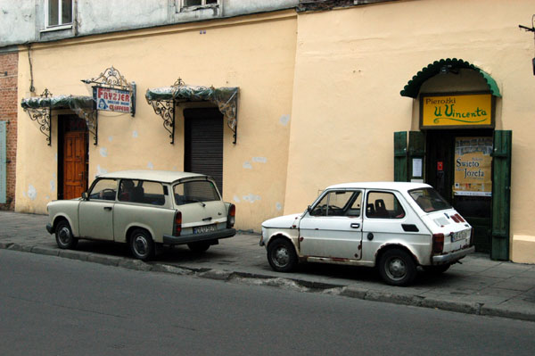 Trabant and Polish Fiat