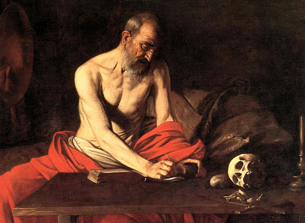 Caravaggio's St. Jerome Writing, St. John's Co-Cathedral, Valetta