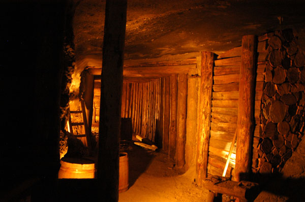 Passageway in the Wieliczka Salt Mine