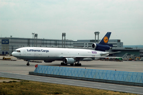 Lufthansa Cargo MD-11 Freighter at FRA (D-ALCP)