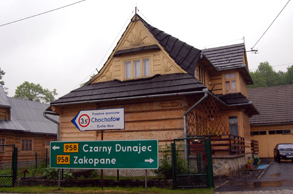 Chocolow, on the Slovak border between Czarny Dunajec and Zakopane