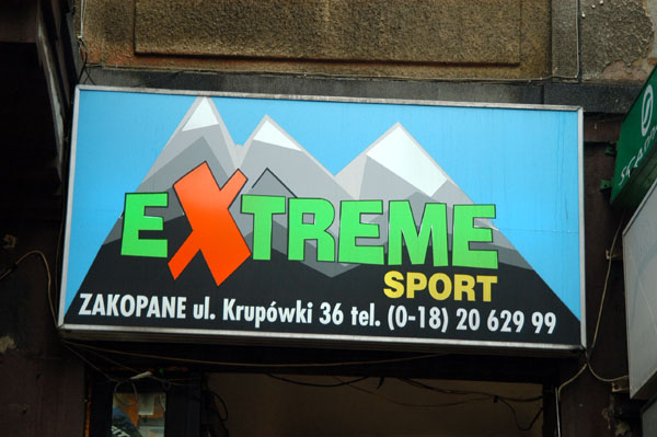 Extreme Sport, Ul. Krupowski, Zakopane