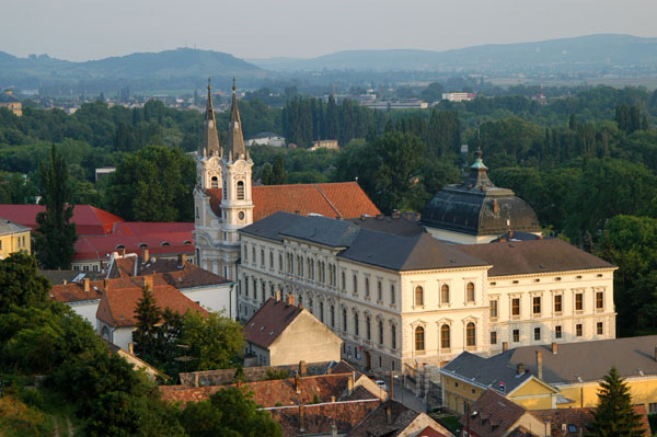 View from the coronation monument, Esztergom