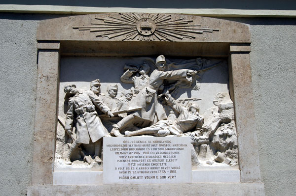 War memorial to the 19th Gyr Infantry on the Cathedral