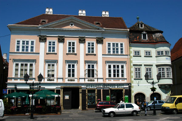 Vastusks hz (Iron Block House), Szchenyi tr, Gyr