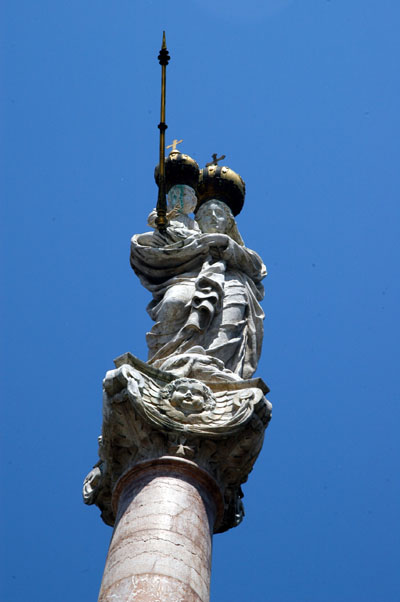 Holy Virgin's Column celebrating the liberation of Buda from the Turks