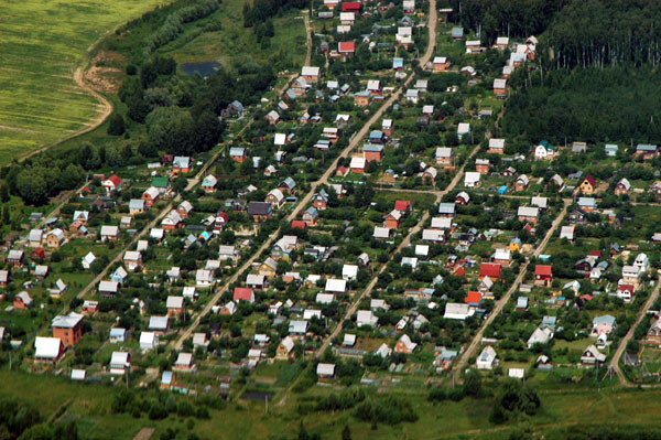 Russian Dachas south of Domodedovo