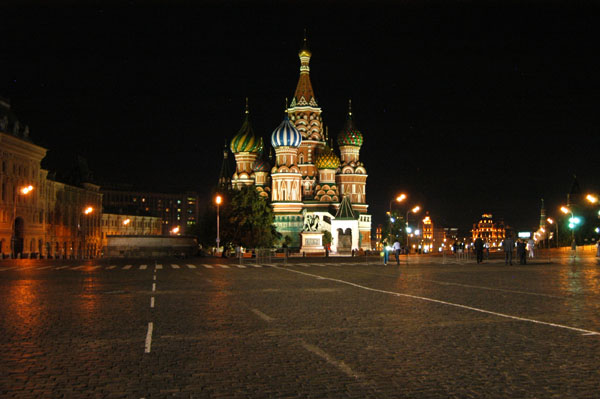 St. Basil's occupies the southern end of Red Square