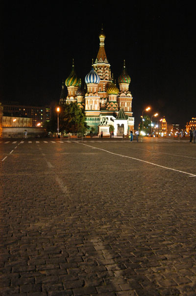 Red Square at night