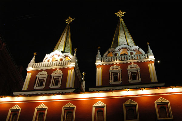 Resurrection Gate, built 1680, destroyed by Stalin 1931, reconstructed 1995