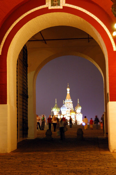 St. Basil's through Resurrection Gate