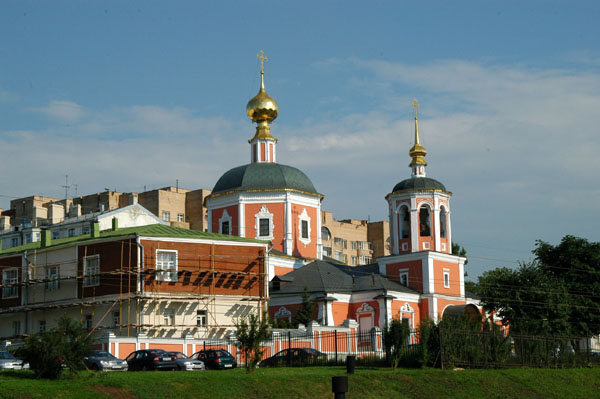 Russian orthodox church on Olimiskiy prospekt