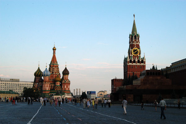 Red Square, St. Basil's and the Kremlin