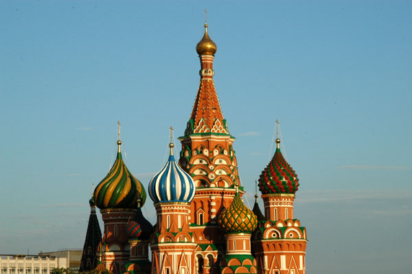 St. Basil's Cathedral, Moscow, celebrates Ivan the Terribles conquest of Kazan in 1552