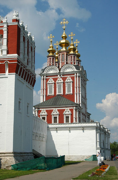 Convent wall and Transfiguration Gate-Church