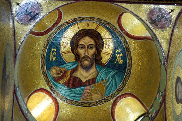 Mosaic dome of Prokhorov Chapel, Novodevichy Convent
