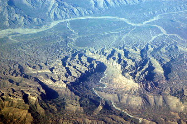 Canyon in the Zargoz Mountiains, Fars Province, near Tang Kish, south of Shiraz