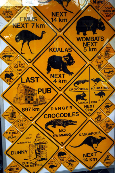 Australian warning signs