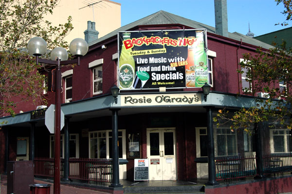 Rosie O'Grady's, James & Milligan St, Northbridge