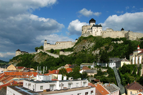 View from the Lower City Gate Tower, Trenčn