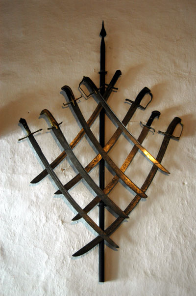 Sword display, Orava Castle