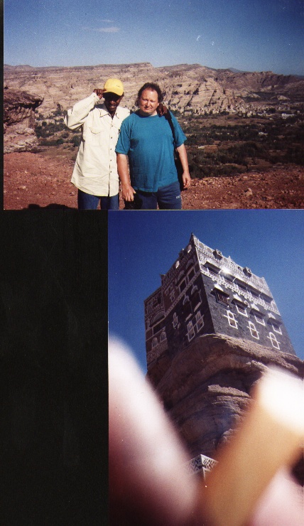 Solomon with Wolfgang at Wadi Dahr