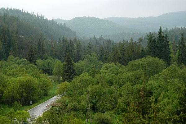 Slovak Paradise (Slovensk raj)  south of Poprad