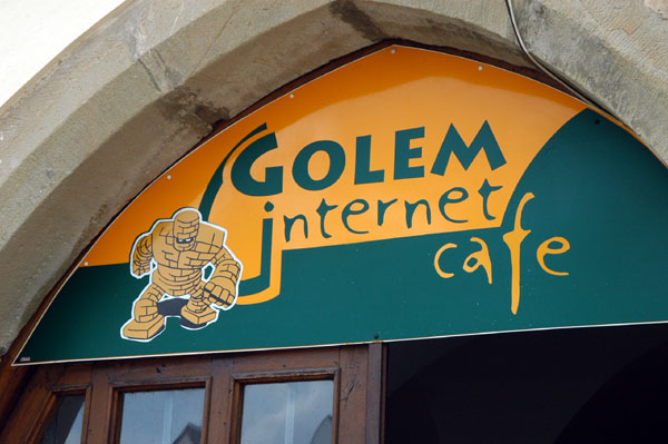 Golem Internet Cafe, Town Hall Square, Bardajov