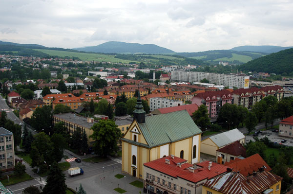 View NE from Basilica Tower, Bardajov