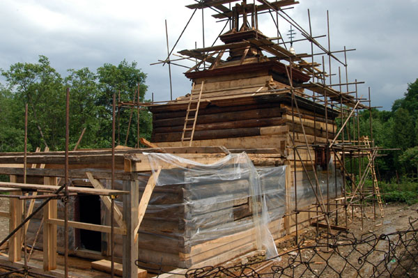 A 2nd church has been relocated to the skansen at Bardejovsk Kpele and is being reconstructed