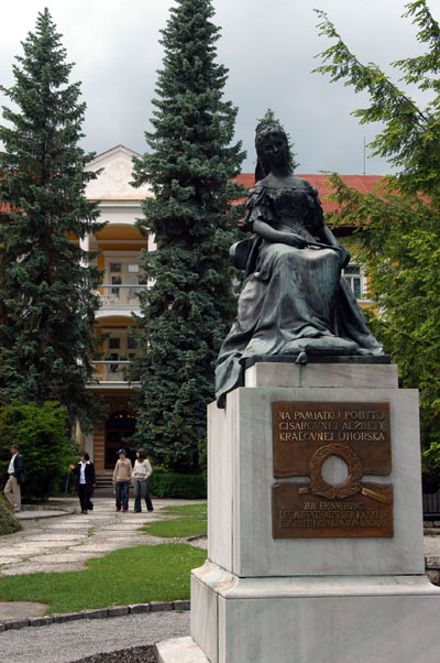 In memory of the visit of Empress Elizabeth, Queen of Hungary