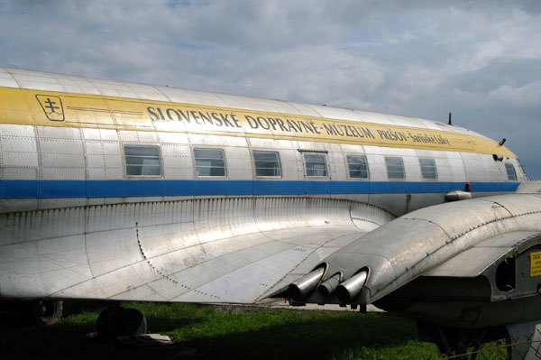 This aircraft says Slovak Transportation Museum Preov