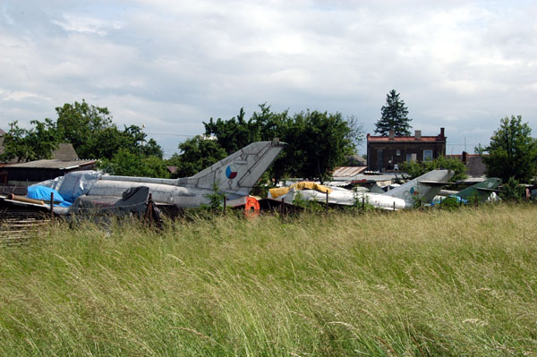 Aircraft junkyard, Preov, Slovakia