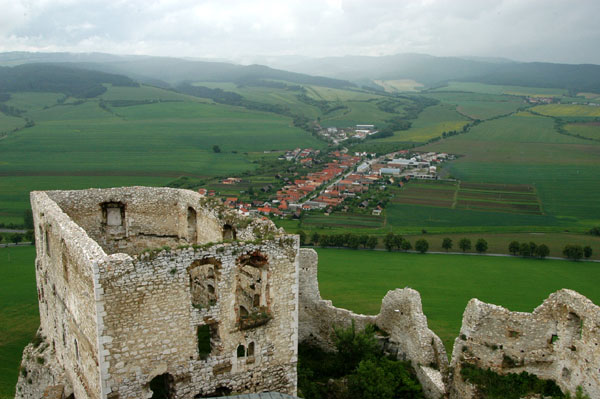 View from the Gothic Tower, Spi Castle