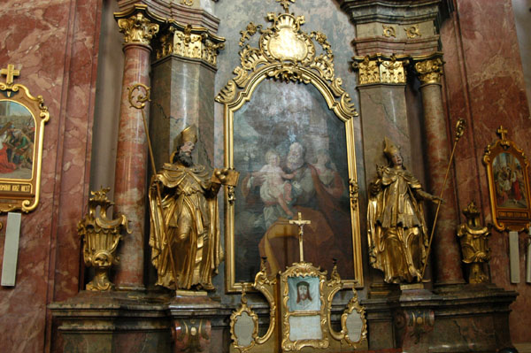 Baroque altar, Minorsk kostol, Levoča
