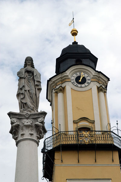 Clock Tower and pillar, SNP Sq