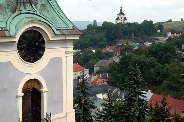 View of the New Castle from the Old Castle, Bansk tiavnica