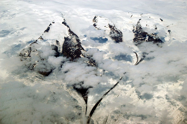 Glaciers in southeastern Iceland's Skaftafell National Park