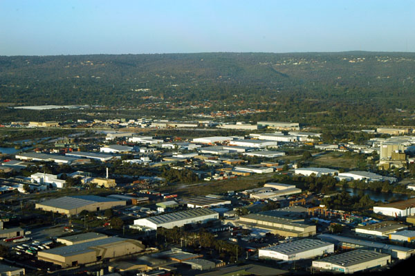 Industrial area near Perth Airport