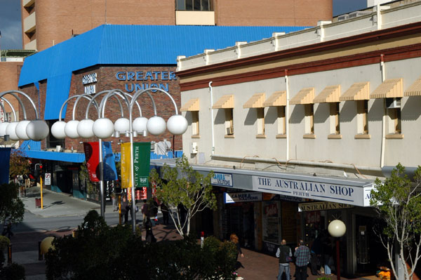 Murray Street seen from the 2nd level arcade