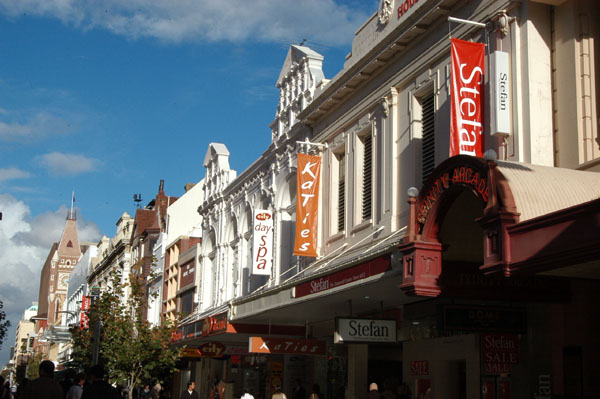 Hay Street Mall pedestrian zone, Perth