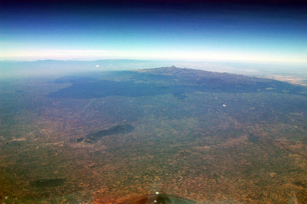 Mount Kenya in the distance