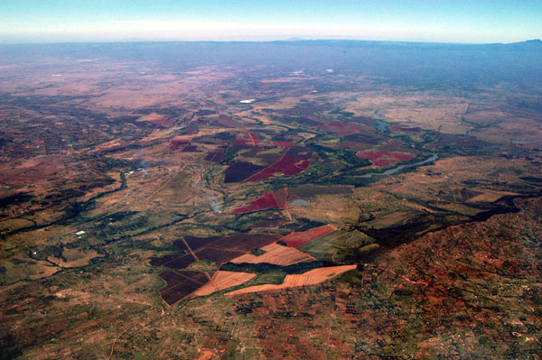 Central Kenyan farmland