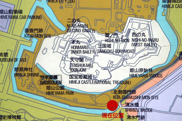 Himeji Castle Map